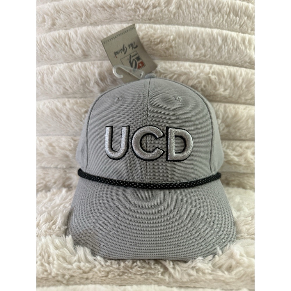 UCD UC Davis Embroidered Cap Hat Rope Snapback One Size The Game New NWT